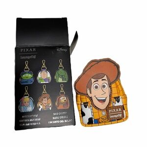 Loungefly Pixar Woody Bag Charm in Yellow and Brown